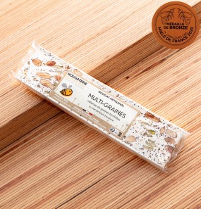 100g Nougat artisanal multi graine miel Ardeche