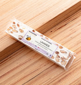 barre 100 Nougat artisanal naturel fleur de Lavande d ardeche