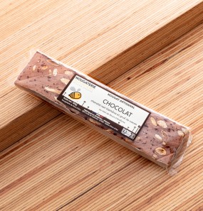 barre 100 Nougat artisanal naturel chocolat valrhona made in France miel Ardeche amande de provence