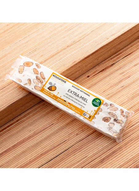 barre 100g nougat miel de châtaigner d'Ardèche, recette traditionnel